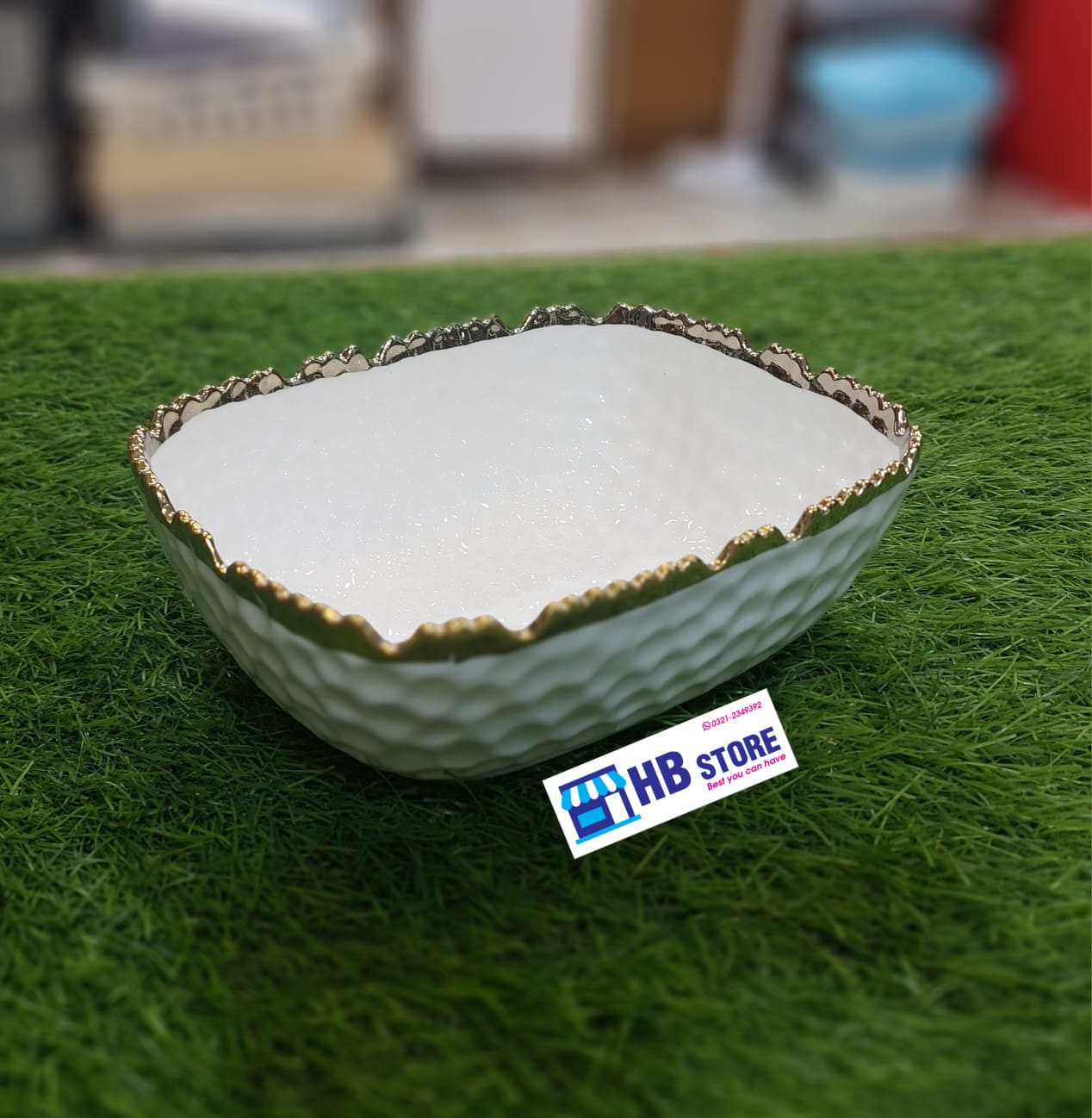 Ceramic Material Serving Bowl