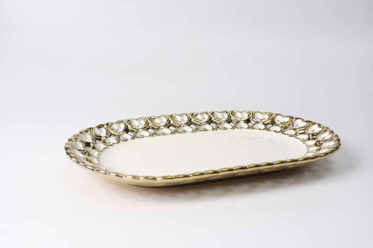 Ceramic Material Serving Platter