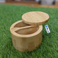 Bamboo Style Round Storage Box