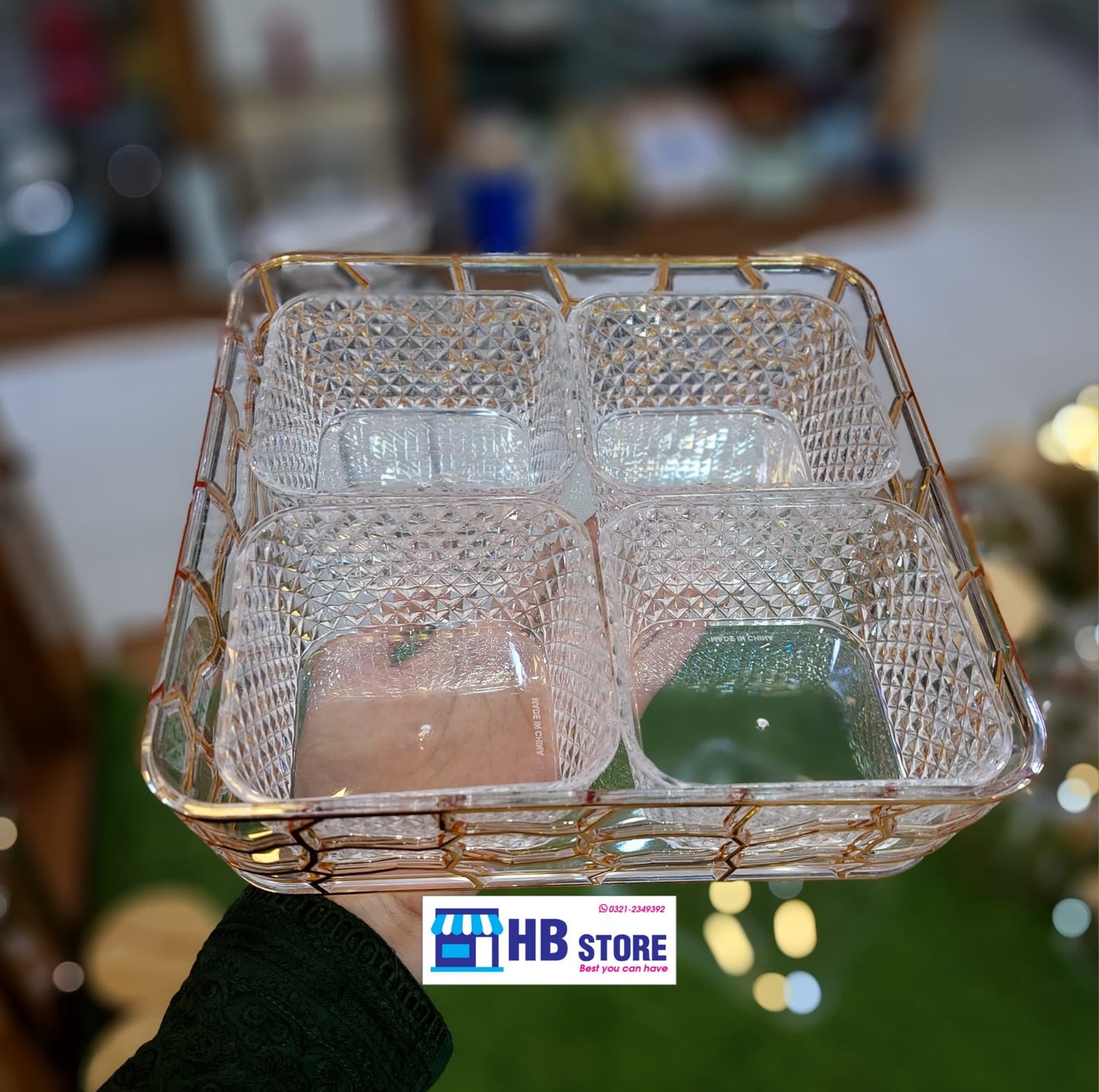 Elegant Fancy Dry Fruits Serving DIsh