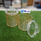 Golden Airtight Acrylic Jar