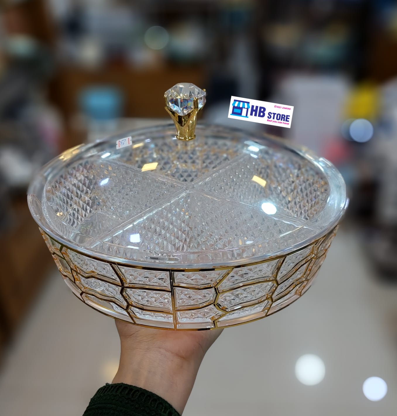 Elegant Fancy Dry Fruits Serving DIsh