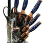 Fancy Knife Set With Rotate Stand