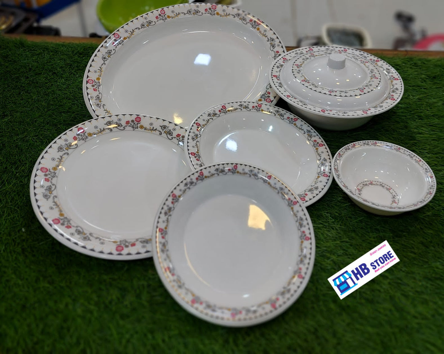 6 & 8 Persons Melamine Dinner Set