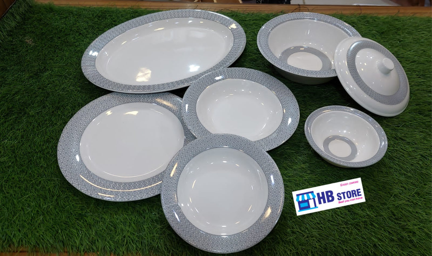 6 & 8 Persons Melamine Dinner Set