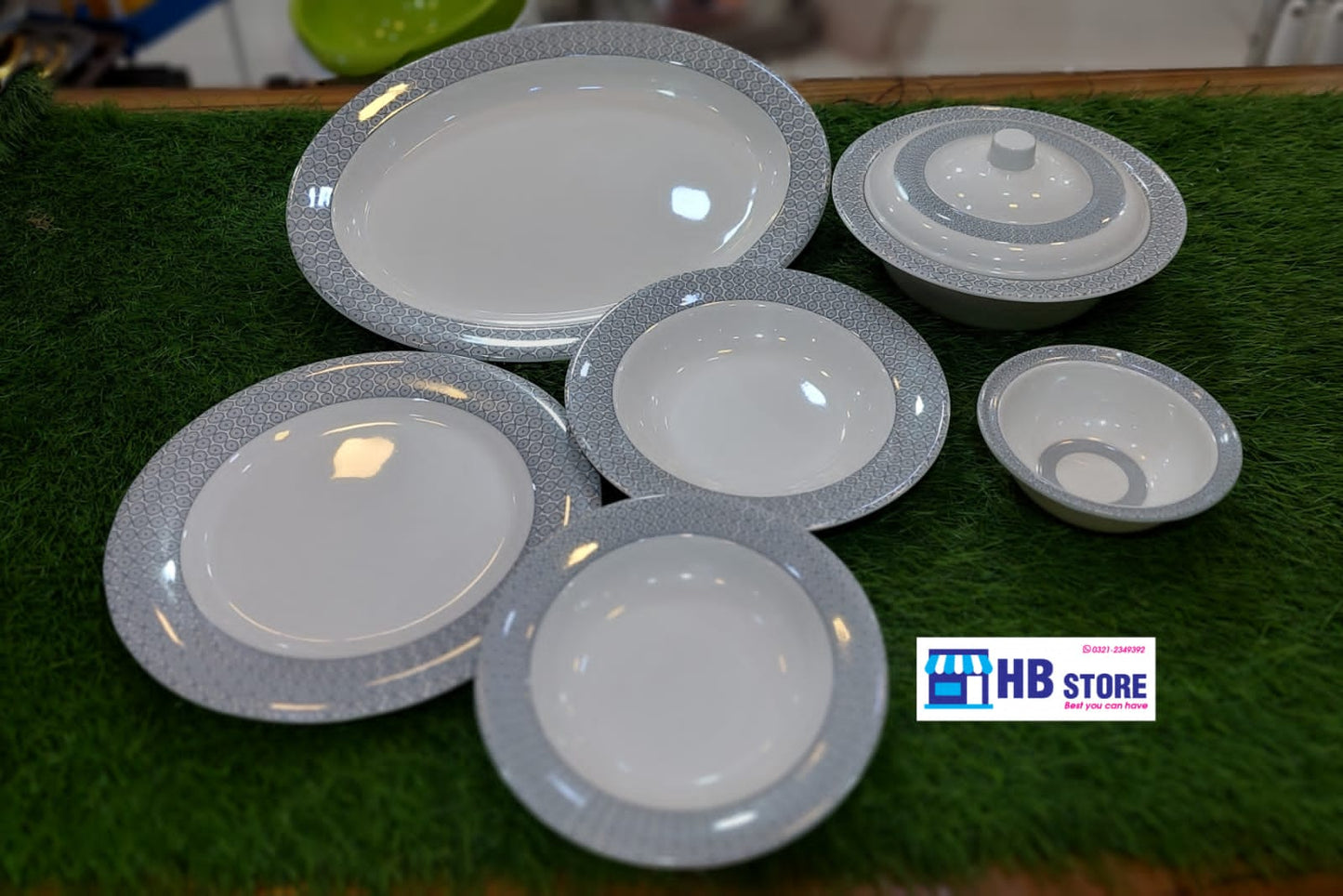 6 & 8 Persons Melamine Dinner Set