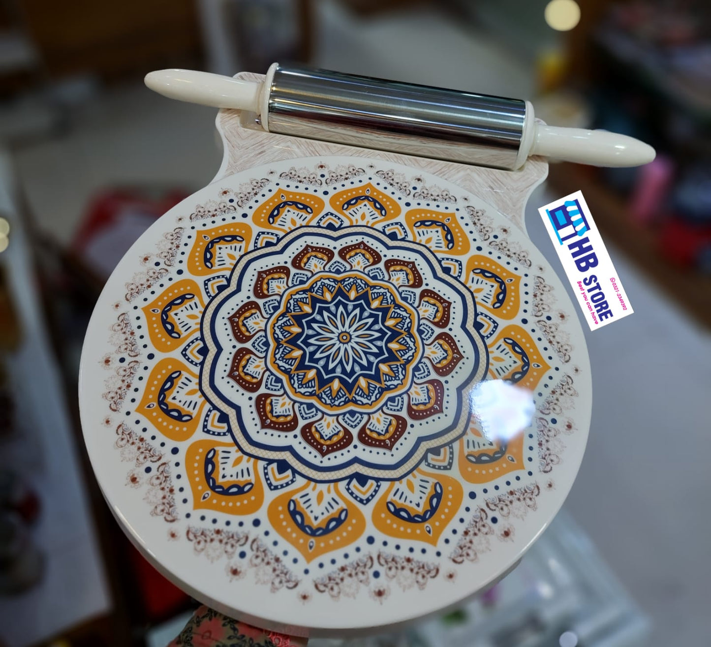 Turkish Designs Melamine Material Chakla Belan Set