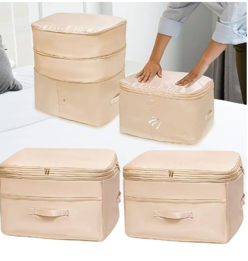 Large Capacity Collapsible Wardrobe Organizer Bags