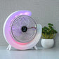 Rechargeable Fan With Colorful Light