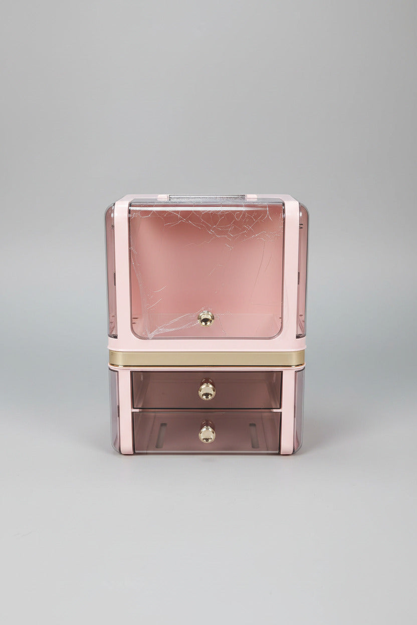 Luxury Makeup Organizer Box with Drawers