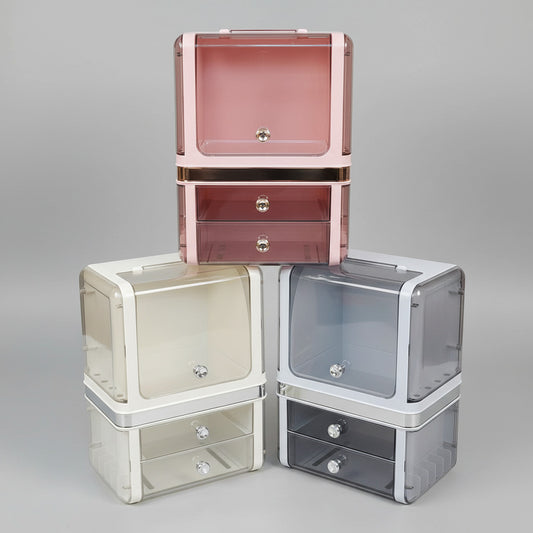 Luxury Makeup Organizer Box with Drawers