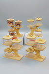 3-Tier Bamboo Tree Spice & Dry Fruit Jar Set