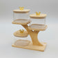 3-Tier Bamboo Tree Spice & Dry Fruit Jar Set