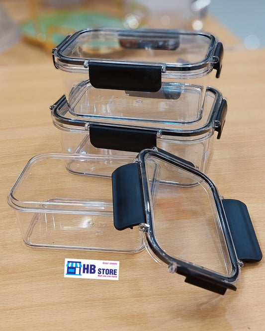 Clear Plastic Food Storage Container
