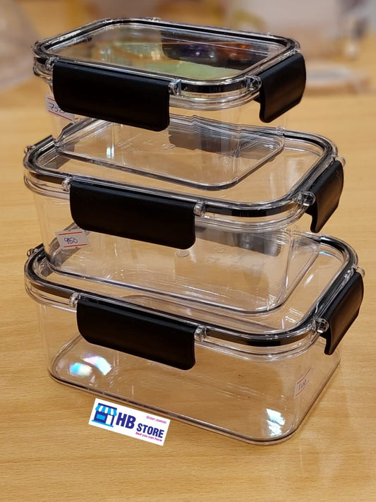 Clear Plastic Food Storage Container