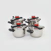 Premium Stainless Steel Clip-On Pressure Cooker