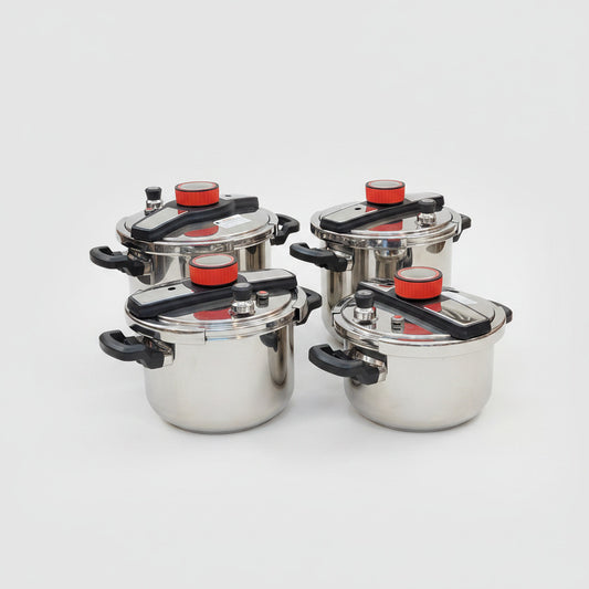 Premium Stainless Steel Clip-On Pressure Cooker