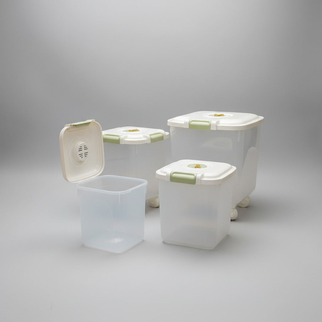 Premium 4-Piece Airtight Kitchen Storage Container