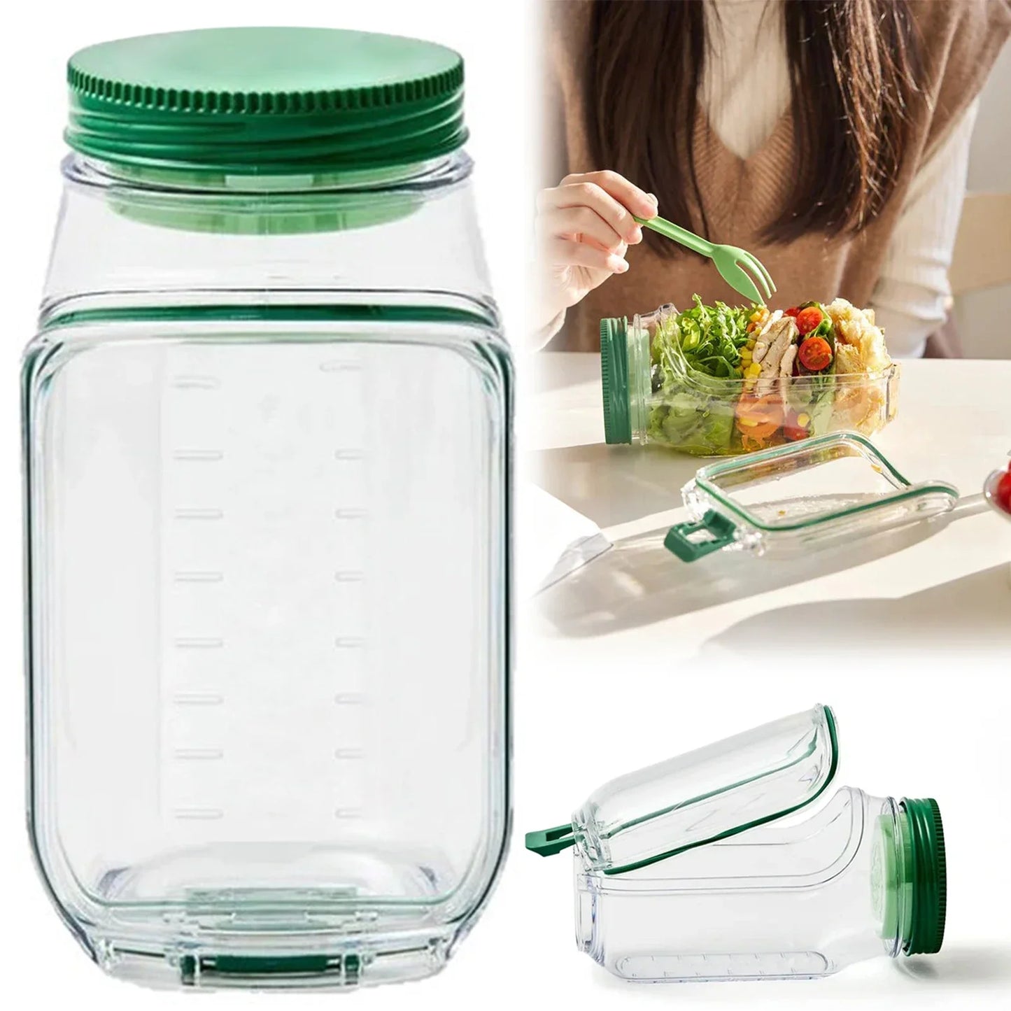 Side-Opening Salad Pod