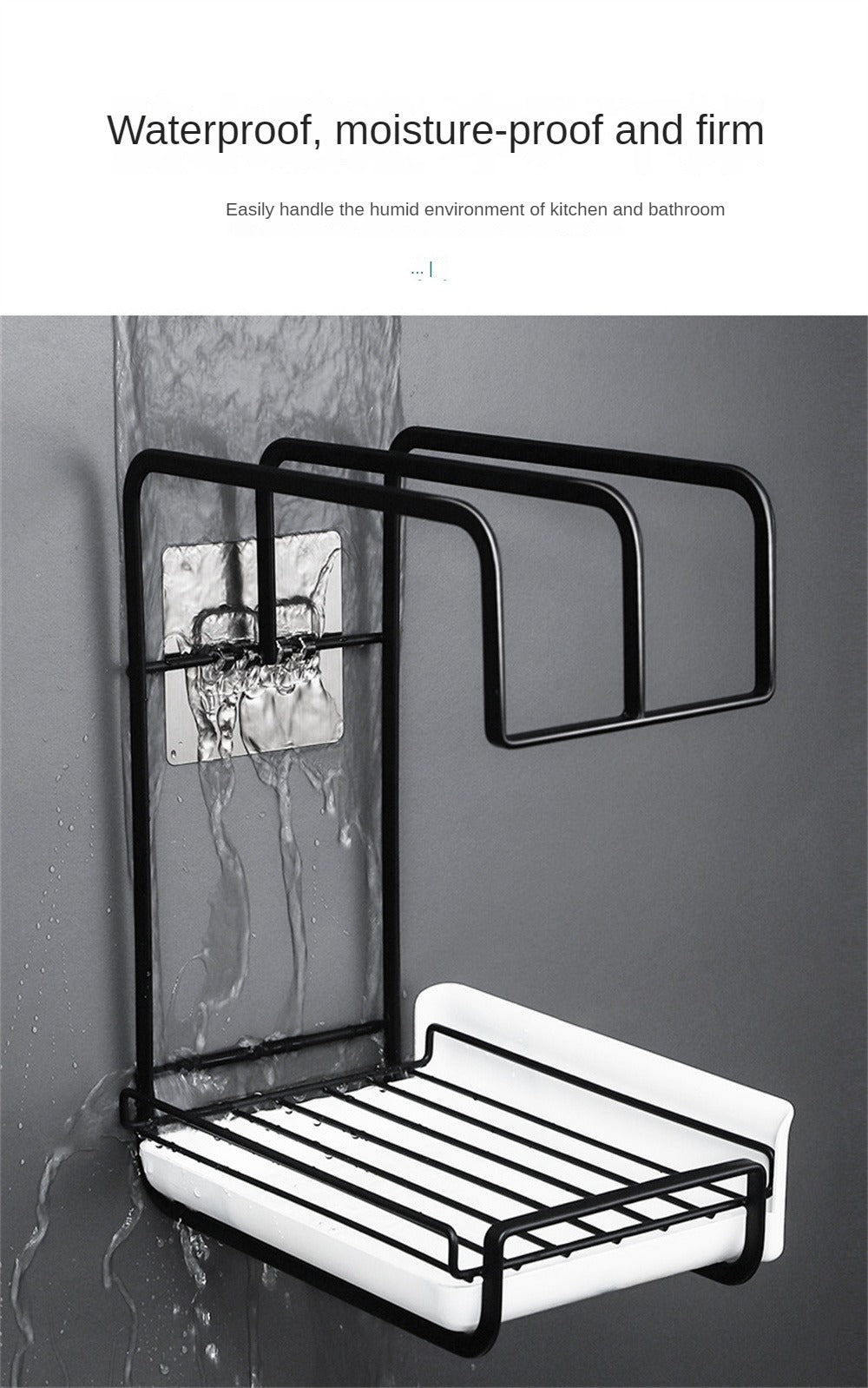 Metal Sink Caddy With Drainer