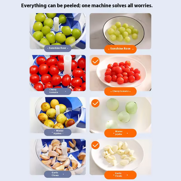 Automatic Electric Fruit & Garlic Peeler