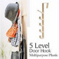 5-Level Vertical Over-The-Door Hook