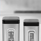 See-Through Stainless Steel Airtight Canister