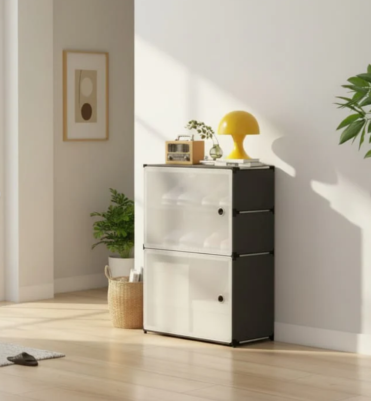 3-Tier Portable DIY Shoe Rack & Multipurpose Storage Organizer