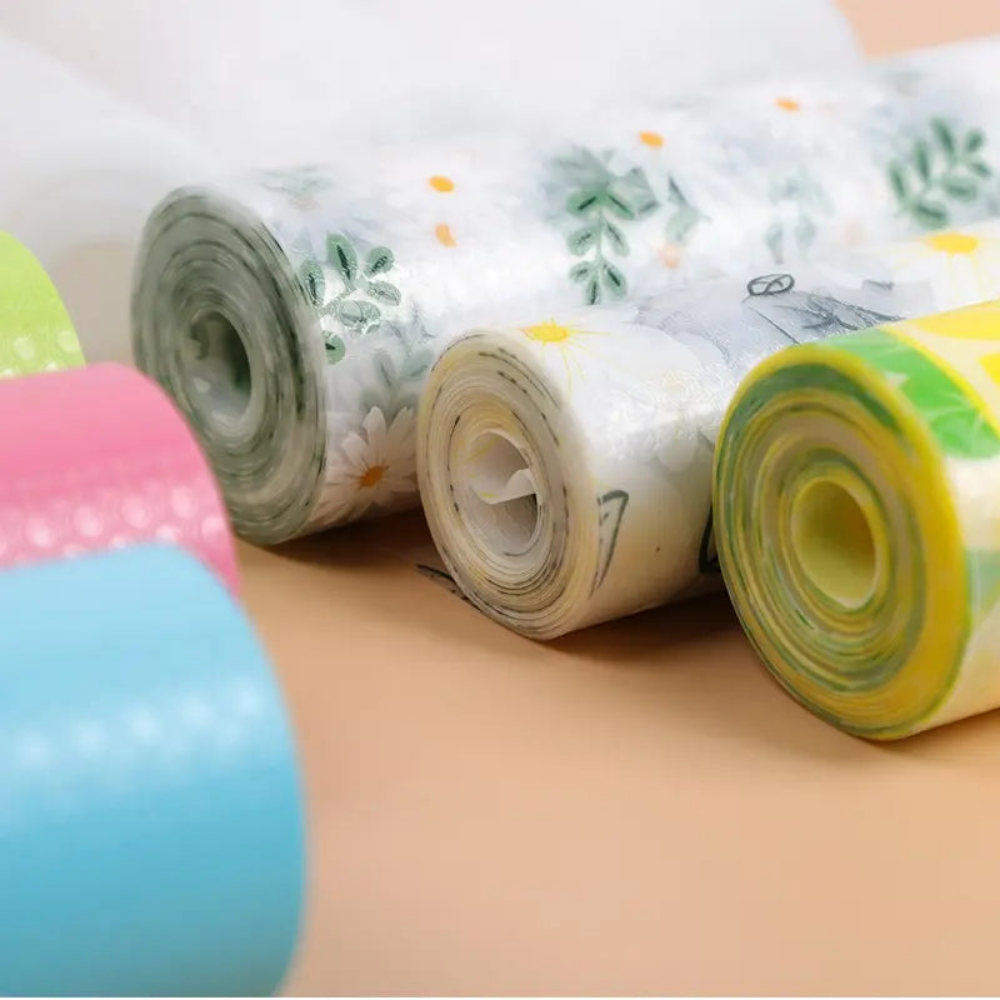 Non-Slip Anti-Dust Drawer & Shelf Liner Roll | Waterproof Floral sheet