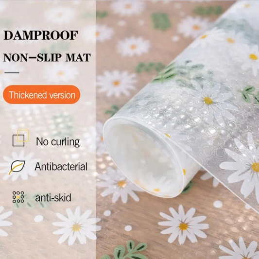 Non-Slip Anti-Dust Drawer & Shelf Liner Roll | Waterproof Floral sheet