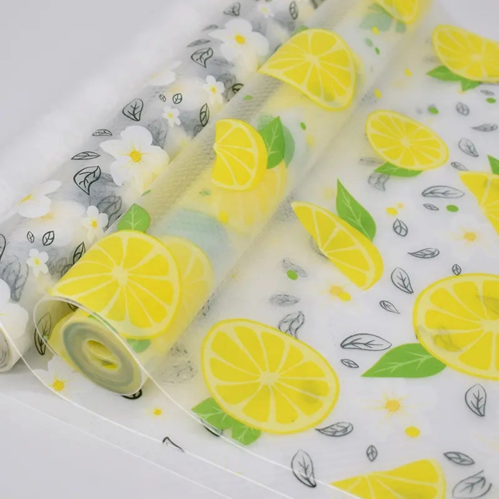 Non-Slip Anti-Dust Drawer & Shelf Liner Roll | Waterproof Floral sheet