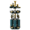 Luxury 10-Piece Rotating Condiment & Spice Rack Organizer