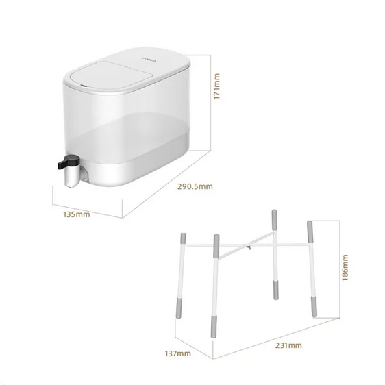 Ecoco 4L Refrigerator Cold Kettle with Faucet