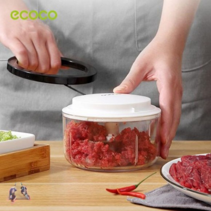 Ecoco Manual Multi-Function Vegetable Chopper & Meat Grinder