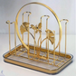 Luxury 6-Grid Glass Stand