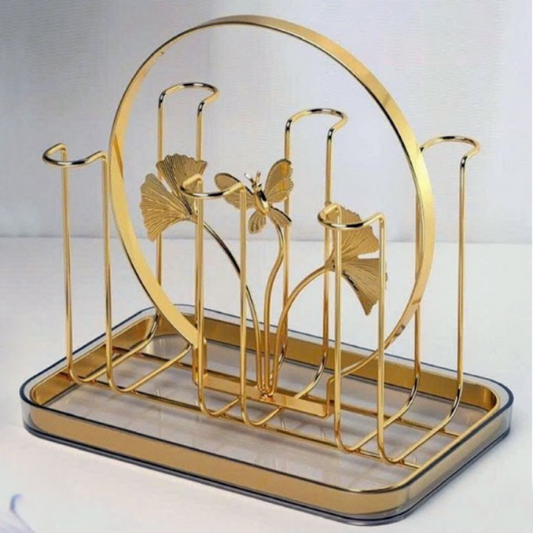 Luxury 6-Grid Glass Stand