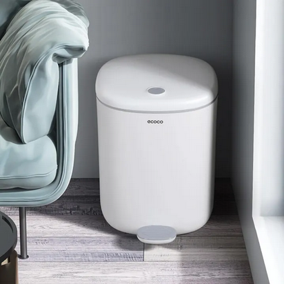 Ecoco Modern Slim Step Trash Can