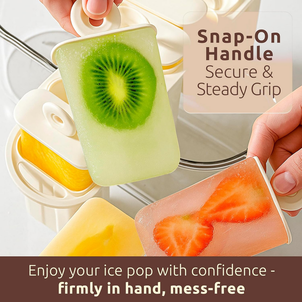 Frozora AquaSix – Premium 6-Mold Popsicle Maker Set