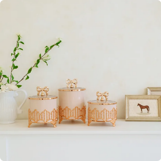 Tovira Luxury 3-Piece Ceramic Canister Set