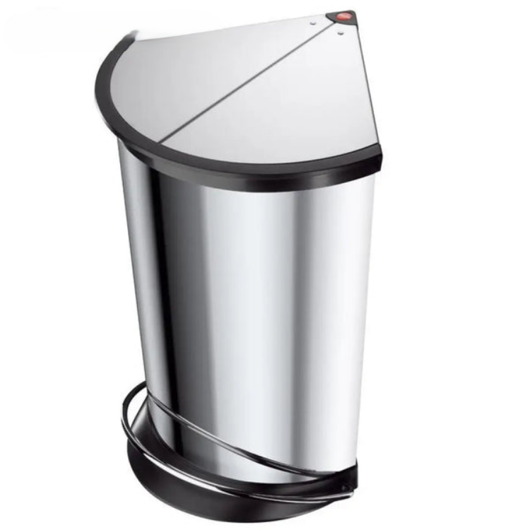 Triangle Soft Closed Pedal Step Dust Bin