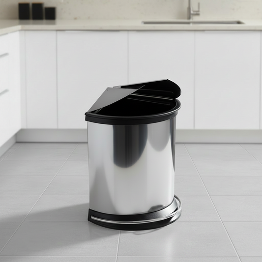 Triangle Soft Closed Pedal Step Dust Bin