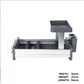 Premium 2-Tier Aluminum Compact Dish Drying Rack