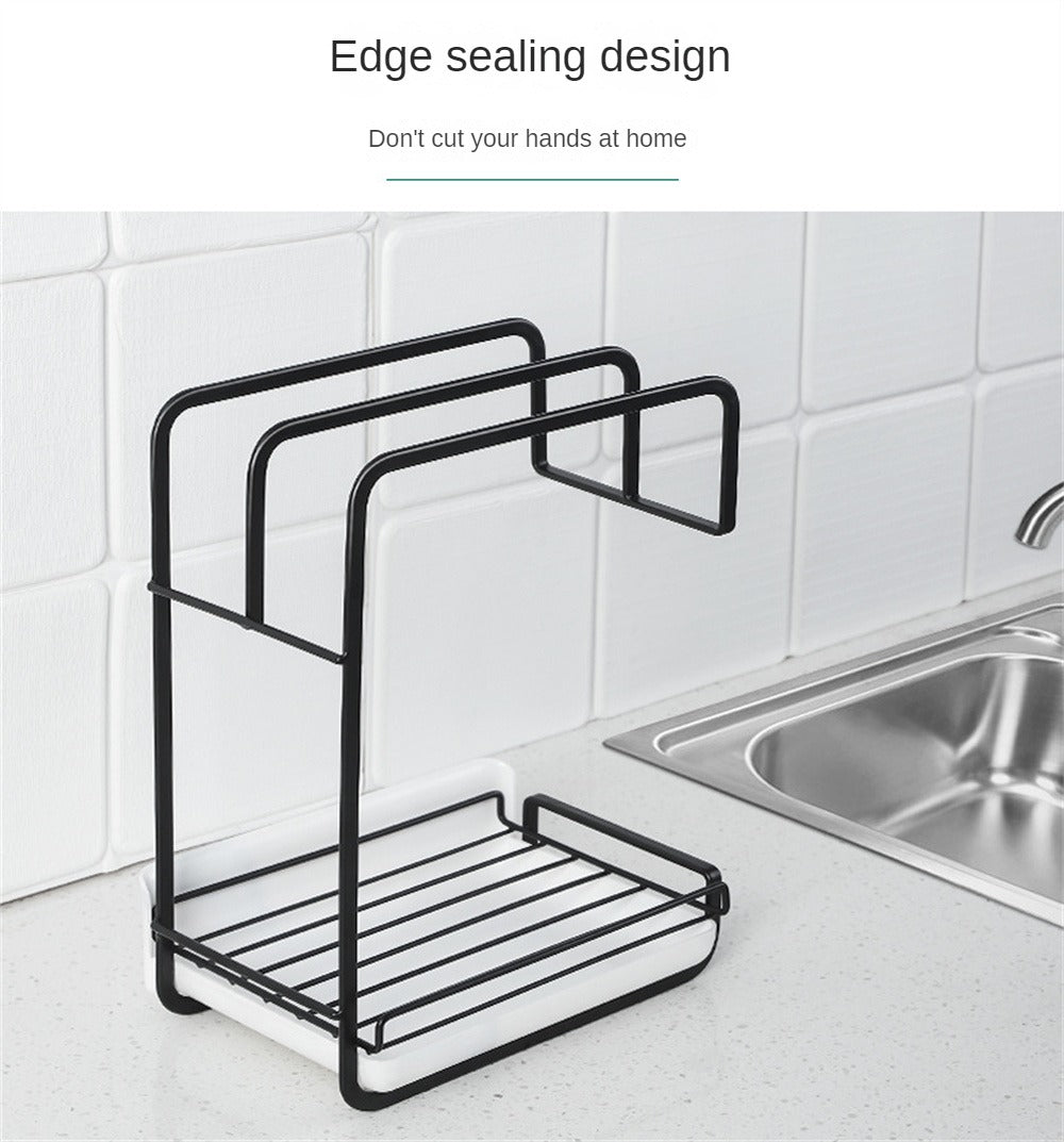 Metal Sink Caddy With Drainer