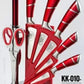 Sharp Knife Set With Rotate Stand