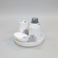 5-Piece Ceramic Bathroom Accessories Set
