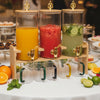 Glass Beverage Dispenser Set