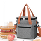 Premium Cooler Bag – Insulated Oxford Lunch Tote with Front Zipper Pocket