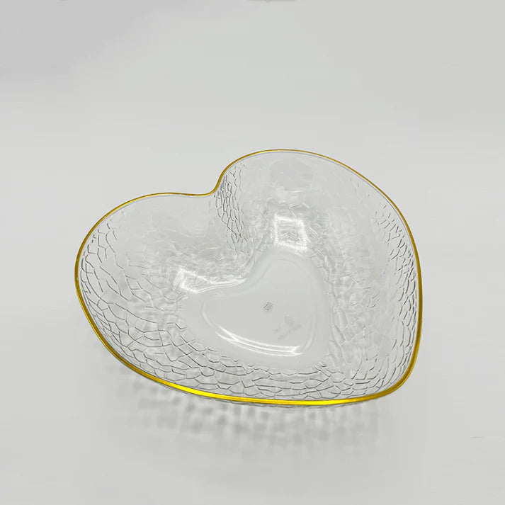 3Pcs Acrylic Heart Shape Tray