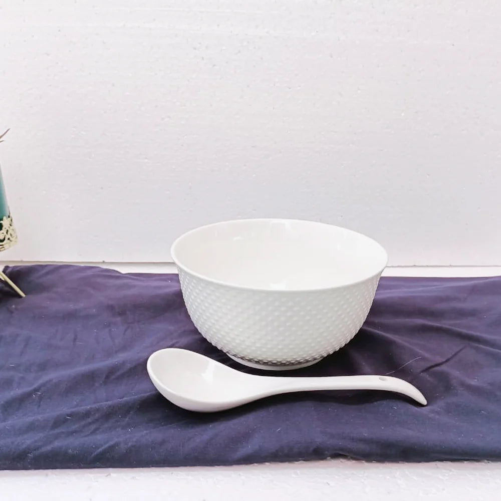 7Pcs Ceramic Soup Bowl Set