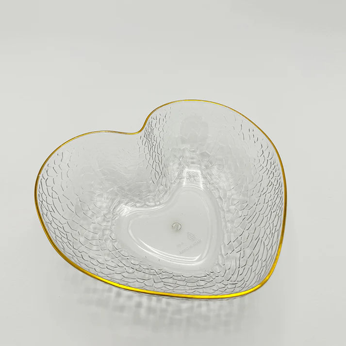 3Pcs Acrylic Heart Shape Tray